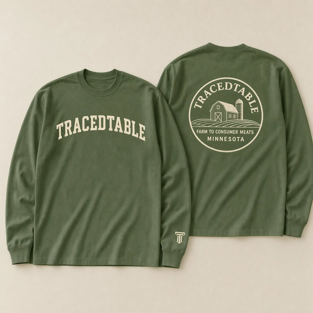 TracedTable long sleeve in forest green